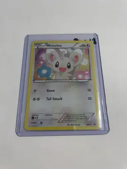 Minccino BW13 Cracked Ice Holo Black Star Promo Pokemon - Image 1
