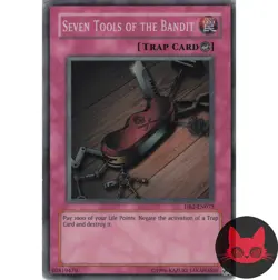 Yugioh Seven Tools of the Bandit DB2-EN075 Ultra Rare MP - Image 1