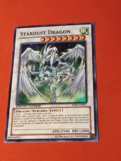 Yu-Gi-Oh SHSP-ENSE1 Stardust Dragon Limited Edition Very Nice No Play Wear Super - Image 1