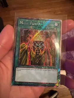 Yugioh! Mage Power - RA03-EN113 - Platinum Secret Rare - 1st Edition Near Mint, - Image 1