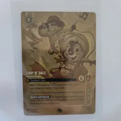 1x ENCHANTED FOIL CHIP N DALE Recovery RANGERS - Azurite Seas - Disney Lorcana - Image 1