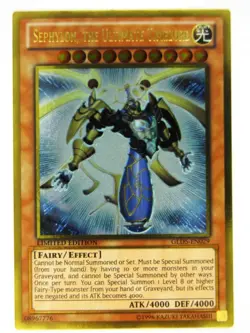 Yugioh Cards: SEPHYLON, THE ULTIMATE TIMELORD GLD5 GOLD RARE # 21F82 - Image 1