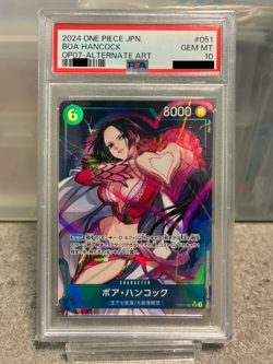PSA 10 Boa Hancock OP07-051 500 Years in the Future One Piece Card Japanese - Image 1