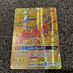 Pokemon TCG Reshiram & Charizard GX SM247 JUMBO Card - Image 1