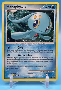Manaphy 2/17 Pop Series 9 Holo Rare Pokemon TCG Card - Image 1