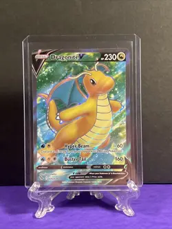 Dragonite V - 076/078 - Pokemon Go Sword & Shield Full Art Rare Card NM 🔥 - Image 1