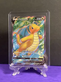 Dragonite V - 076/078 - Pokemon Go Sword & Shield Full Art Rare Card NM 🔥 - Image 3