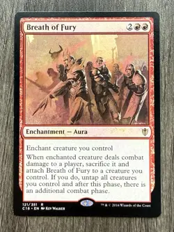 1x Breath of Fury Commander 2016 Regular MTG NM English - Image 1