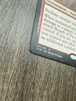 1x Breath of Fury Commander 2016 Regular MTG NM English - Image 2