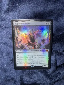 MTG Super Shredder TMNT Legendary Creature TMT Black Regular Mythic Rare NM - Image 1
