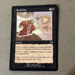 Snuff Out x1 Mercadian Masques LP Condition See Pics - Image 1