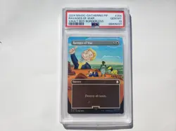 MTG Fallout Ravages Of War Vault Boy Borderless PSA 10 - Image 1