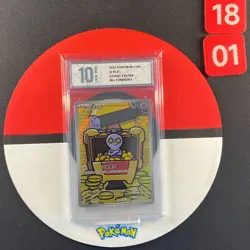 Pokemon TCG S-Chinese Gimmighoul CSV4C 133/129 AR Grade10 - Image 1