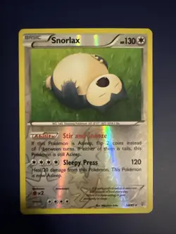 Pokemon TCG Snorlax Generations 58/83 Regular Rare Card - Image 1