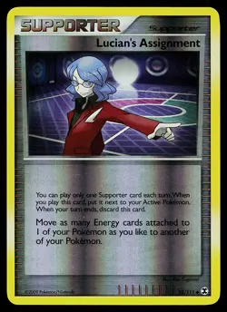 Pokemon Card - Lucian's Assignment Rising Rivals 92/111 Uncommon Reverse Holo - Image 1