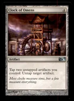 MTG Clock of Omens LP Light Play Magic 2013 [1915] - Image 1