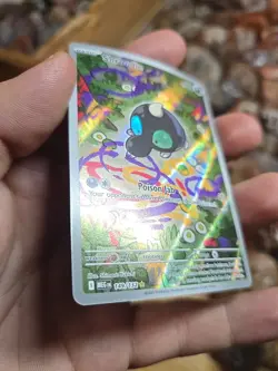 Pokemon TCG Shroodle 149/132 Mega Evolution Illustration Rare Full Art - Image 4
