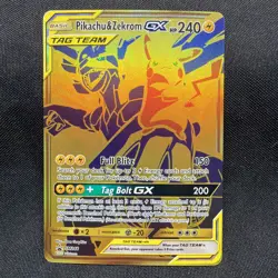 NM Pokemon TCG Pikachu & Zekrom GX Sun & Moon SM248 Holo Promo Promo - Image 1