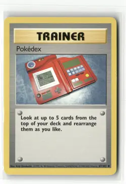Pokemon Pokedex 087/102 Normal Base Set Uncommon - Image 1