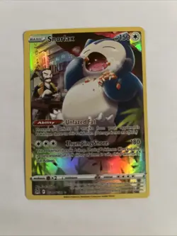 Pokemon TCG Snorlax TG10/TG30 Swsh11: Lost Origin Trainer Gallery Holo NM! - Image 1