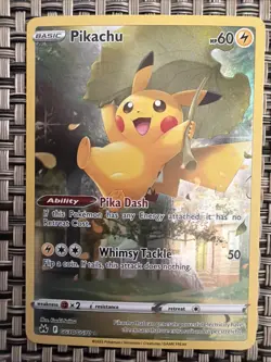 Pikachu GG30/GG70 Crown Zenith: Galarian Gallery Ultra Rare Pokemon TCG - NM - Image 1