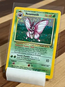 Venomoth #13 - Jungle 1999 Pokemon - 13/64 Unlimited Holo Rare *Original Owner* - Image 1