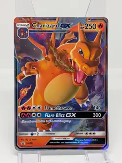 Pokemon TCG Charizard GX - SM211 SM Promos Promo HP/DMG - Image 1