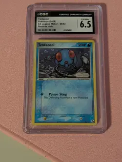 Tentacool 66/92 EX Legend Maker Reverse Holo Common CGC Graded 6.5 - Image 1