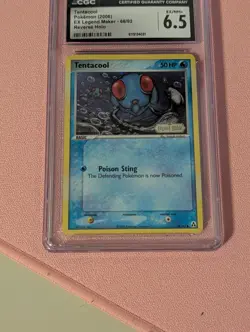 Tentacool 66/92 EX Legend Maker Reverse Holo Common CGC Graded 6.5 - Image 3