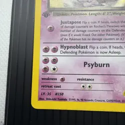 2000 Pokemon Rockets Mewtwo 14/132 1st Edition Gym Challenge - CONDITION DMG - Image 5