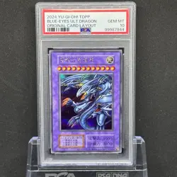 PSA 10 Yugioh Japanese TDPP Blue Eyes Ultimate Dragon Original Card Layout 2024 - Image 1