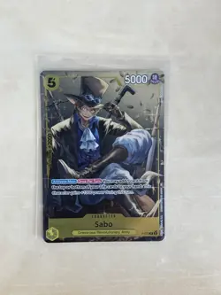 One Piece CCG Sabo P-073 OP English Tin Pack Set Vol 2 Promo Card - Image 1