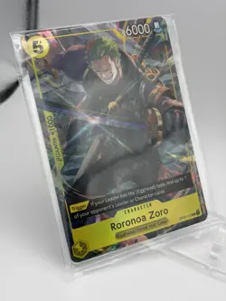 Roronoa Zoro OP07-113 UC Foil Illustration Box Vol.3 One Piece Promo SEALED - Image 2