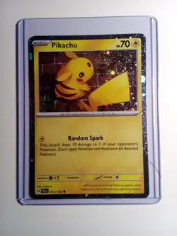 Pikachu 051/162 - Temporal Forces Promo - Cosmos Holo Rare Pokemon TCG Card - NM - Image 1