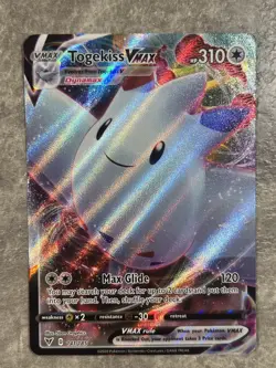 Togekiss VMAX 141/185 Pokemon TCG Rare Vivid Voltage Holo Card (Near Mint) NM - Image 1