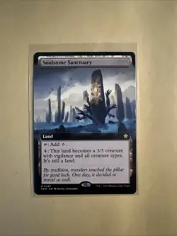 MTG Soulstone Sanctuary FDN 0487 R NM Extended Art Regular - Image 1
