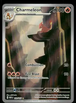 Pokemon Cards Charmeleon 169/165 151 Illustration Rare NM - Image 1