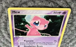 Pokemon Card Mew 040 Trainer's Challenge Set Promo HOLO RARE - Image 3