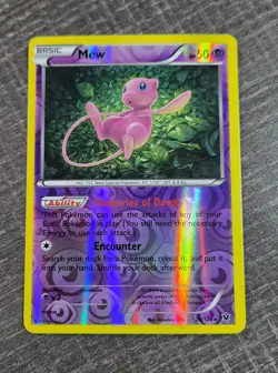 Mew 29/124 reverse holo XY Fates Collide Pokemon Card NM - Image 1