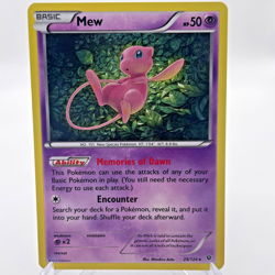 Pokemon TCG Mew 29/124 Holo Rare Fates Collide XY Psychic Mythical Card NM - Image 1