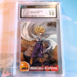 SS2 Gohan #007 3D - Morinaga Dragon Ball Z Wafer Cards Part 1 CGC GEM 10 - Image 1