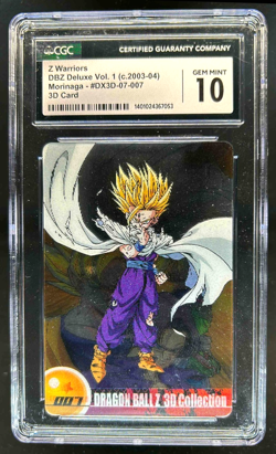 SS2 Gohan #007 3D - Morinaga Dragon Ball Z Wafer Cards Part 1 CGC GEM 10 - Image 2