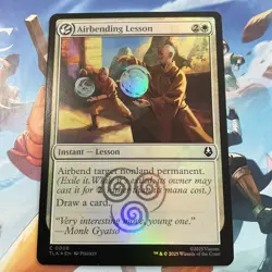 NM Foil Airbending Lesson, MTG, Avatar: The Last Airbender NM NP - Image 1
