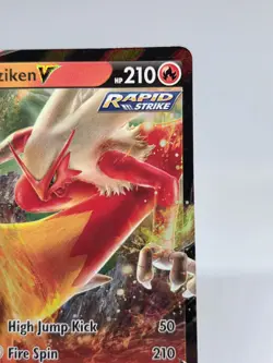 Pokemon TCG Blaziken V Chilling Reign 020/198 Holo Ultra Rare Rapid Strike Stamp - Image 3