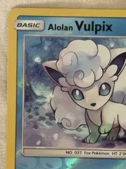 Alolan Vulpix 21/145 Reverse Holo Guardians Rising Common Pokemon Card - Image 5