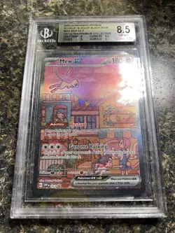 2023-24 Pokemon Promos Scarlet & Violet Black Star #053 MEW EX P 151 BGS 8.5 NM - Image 1