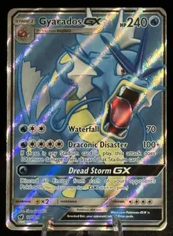 Gyarados GX 101/111 Rare Ultra Crimson Invasion Pokemon Holo Near Mint - Image 1