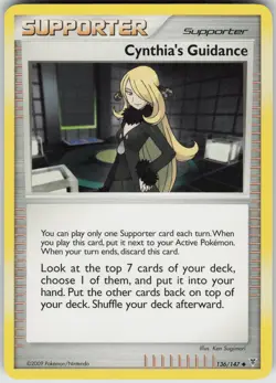 Pokemon Cynthia's Guidance 136 Supreme Victors Uncommon NM - Image 1