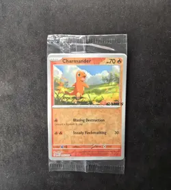 Charmander - 004/165 - Pokemon 151 EB GAMES Stamp - Sealed Promo - Pokemon - Image 1