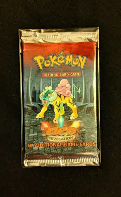 Pokemon Raiku Neo Revelation Booster Pack WOTC (LightU) Read desc - Image 1